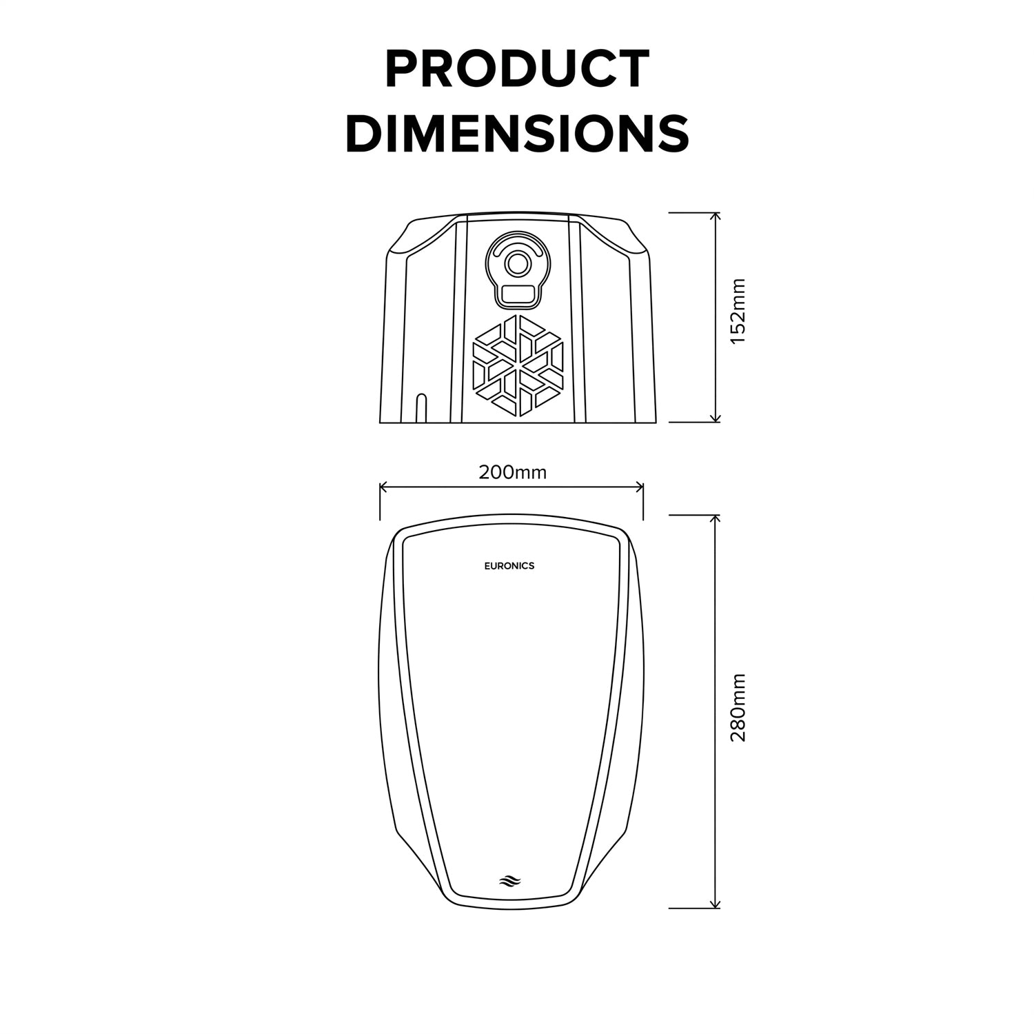 Image of Velora Automatic Stainless Steel Hand Dryer