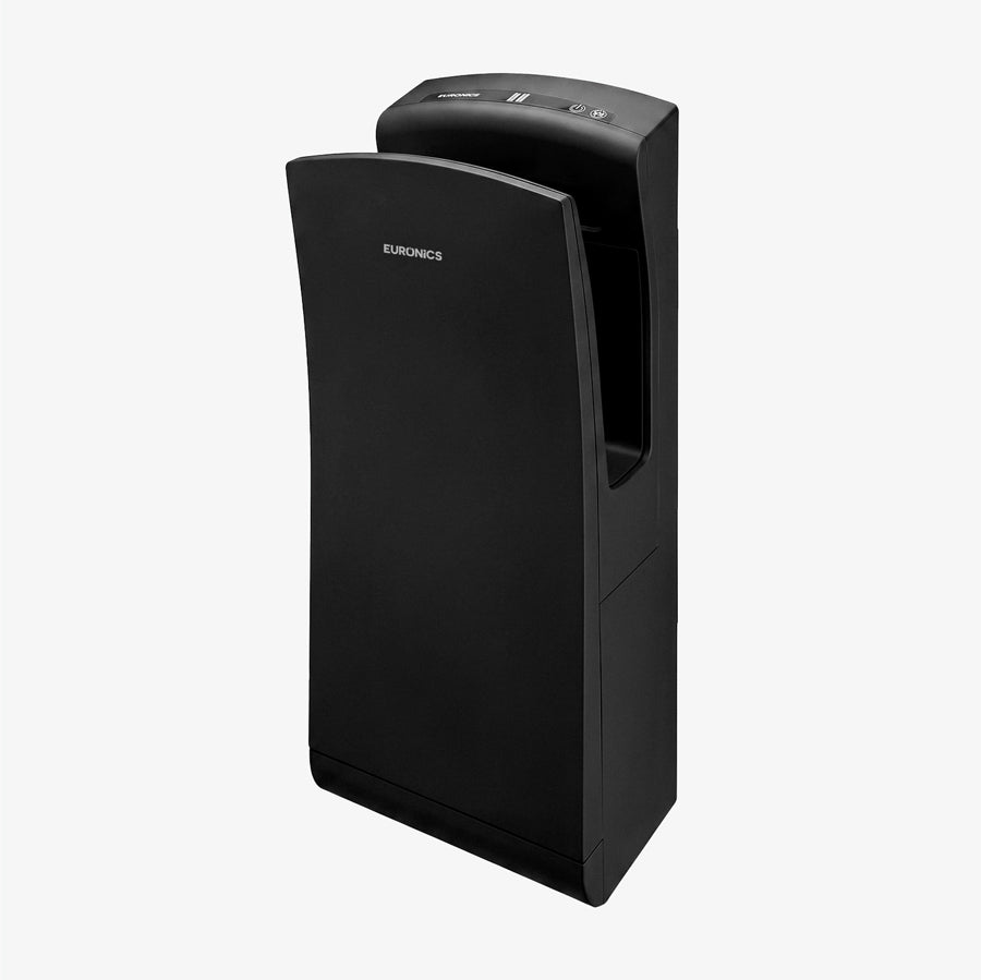 Image of Euronics Industries XJD3B black stainless steel high traffic hand dryer