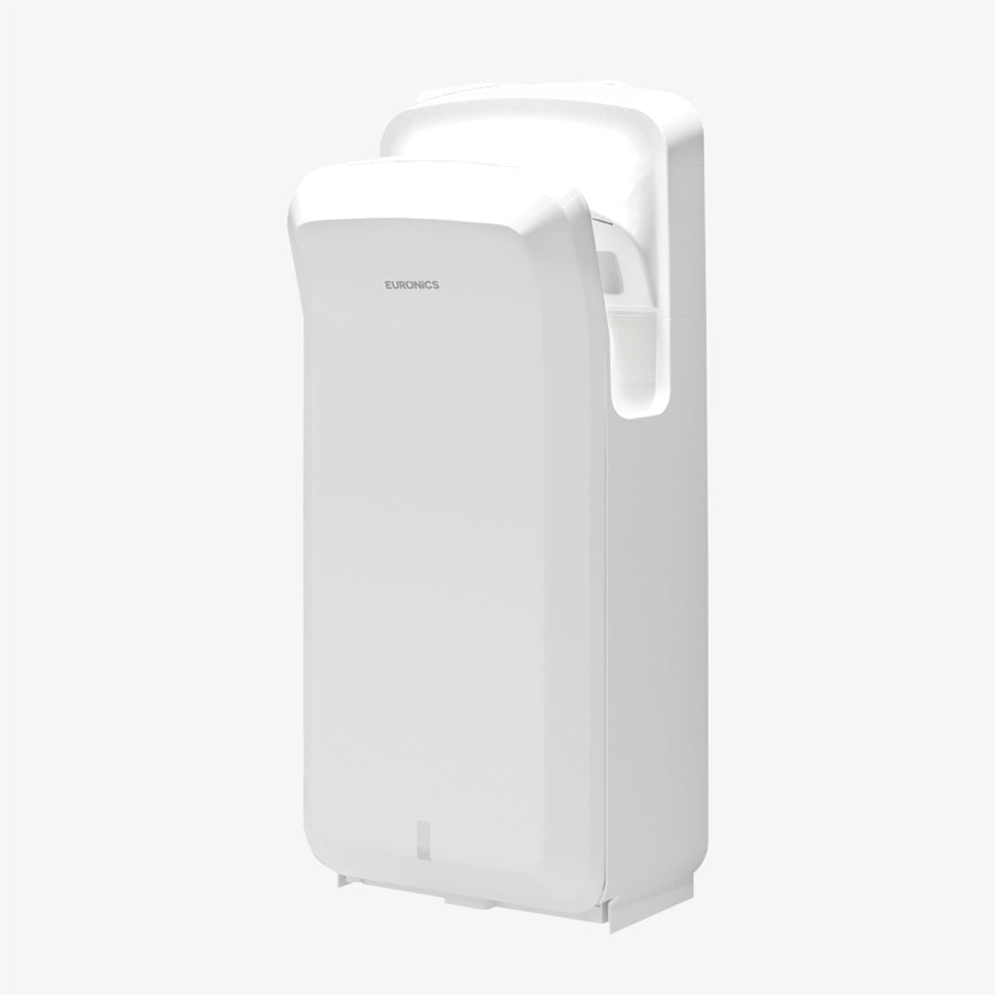 Euronics Industries YZD3N white ABS hand dryer for high traffic washrooms