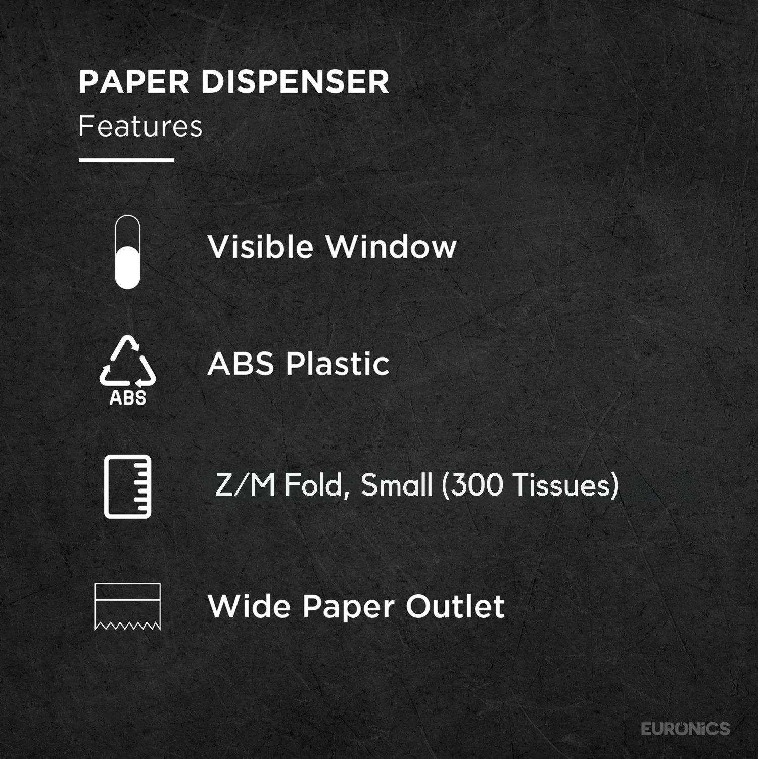 Image of EP33 | Paper Towel Dispenser | Compact Design | Manual | Wall Mounted | Small