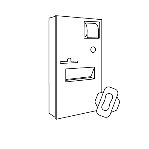 Sanitary napkin disposal
