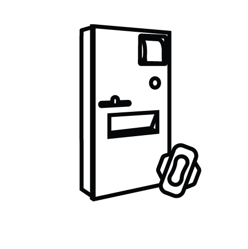 Sanitary napkin disposal